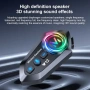 Интерком за каска Мото Intercom Слушалка за каска Блутут Bluetooth 5.4 Хендсфри за мотор Y12 2в1, снимка 5
