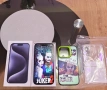 iPhone 15 Pro Blue Titanium (Син) 87% Батерия., снимка 1