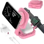3 в 1 Безжична зарядна станция – MagSafe, Apple Watch и AirPods, Сгъваема, снимка 1