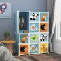 Детски модулен гардероб с 12 модула - Шкаф за дрехи, обувки и играчки, снимка 1