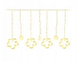 Светлинна завеса с цветя 130 LED, снимка 3