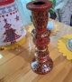 Красив дървен свещник-ръчна изработка, снимка 3