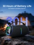 Преносим Bluetooth колонка Rienok 100w с LED RGB осветление, водоустойчива (IPX6), 30h, снимка 5