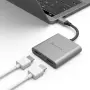 ADAM elements CASA Hub H2 2-в-1 USB-C Dual HDMI MST адаптер за дисплей , снимка 5