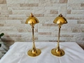 Стари масингови маслени лампи - Mønsterreg - Made in Denmark - 1950" година, снимка 1