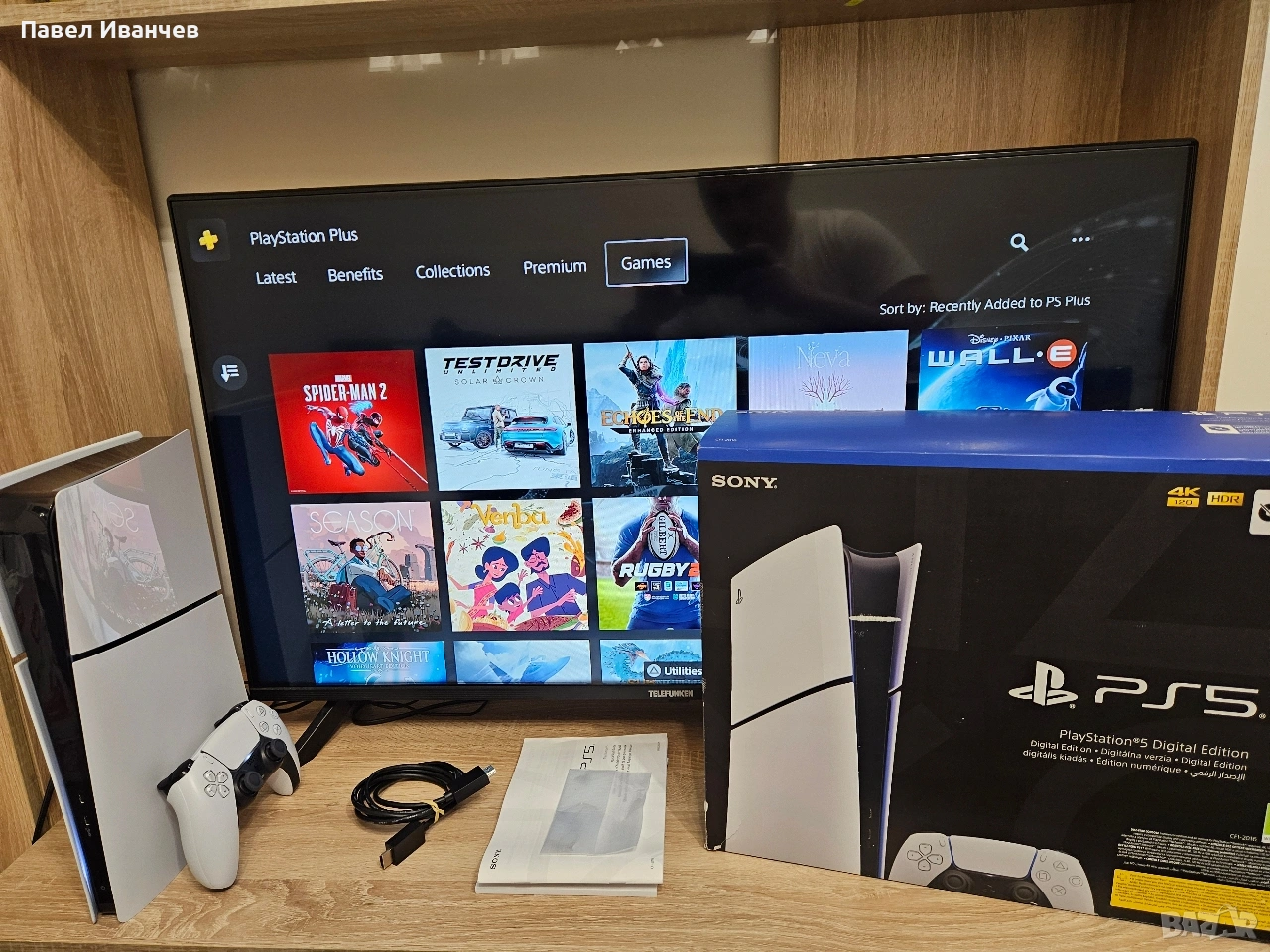 Playstation 5 Digital Edition 1TB., снимка 1