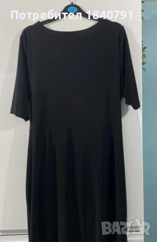 Черна стилна рокля, стреч, на Debenhams UK – The Collection – XL (46-48), снимка 3 - Рокли - 54843641