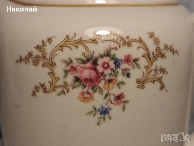Немска Порцеланова кана за мляко Zeh Schverzer Бавария, снимка 3 - Антикварни и старинни предмети - 54989592