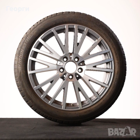 Комплект 4броя Гуми Bridgestone Blizzak Lm-001 225/45R18 91H DOT2124| Джанти 7,5Jx18H2-N ET49 A17740, снимка 5 - Гуми и джанти - 54861820