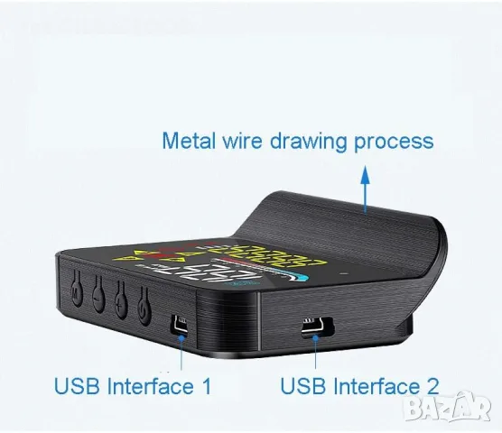 zalati HUD дисплей GPS/OBD за предно стъкло с USB, снимка 6 - Аксесоари и консумативи - 55322133