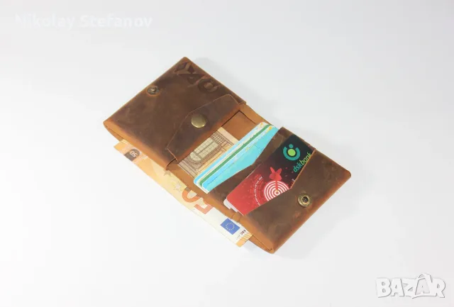 Вертикален оригами портфейл, снимка 2 - Портфейли, портмонета - 55646304