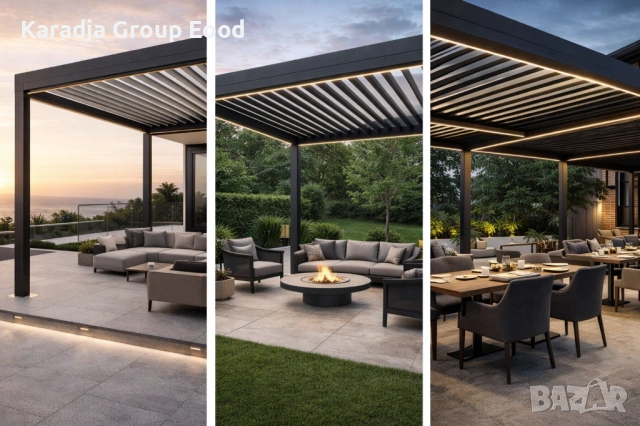 БИОКЛИМАТИЧНА ПЕРГОЛА и ЗИМНА ГРАДИНА