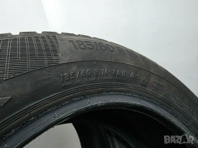 4бр зимни гуми 185/60/16 CONTINENTAL L05679, снимка 6 - Гуми и джанти - 54600713