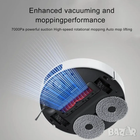 Робот прахосмукачка Xiaomi Robot Vacuum X20 Pro 7000Pa с All-in-One станция - НОВА, снимка 9 - Прахосмукачки - 54919414