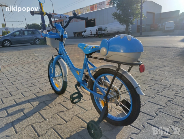 X Детски велосипед 16" 1602 син, снимка 7 - Велосипеди - 54395465