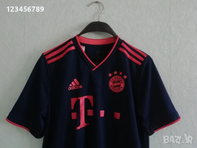 Bayern Munich Lewandowski Adidas оригинална тениска Байерн Мюнхен Левандовски фланелка екип , снимка 4 - Тениски - 50648613