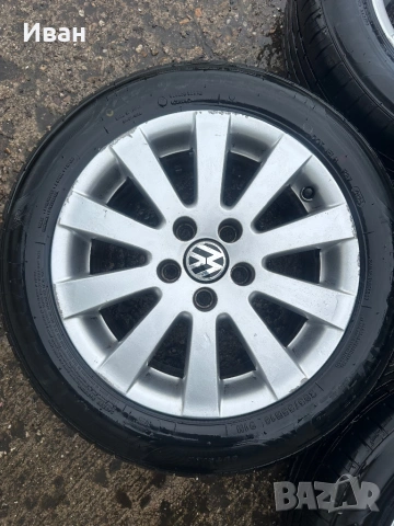 5Х112 16 ЦОЛА Джанти с гуми VW AUDI SEAT SKODA, снимка 3 - Гуми и джанти - 54493108