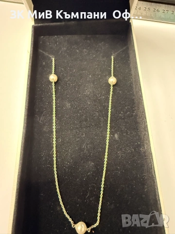 Сребърно колие Pandora, снимка 2 - Колиета, медальони, синджири - 55275138
