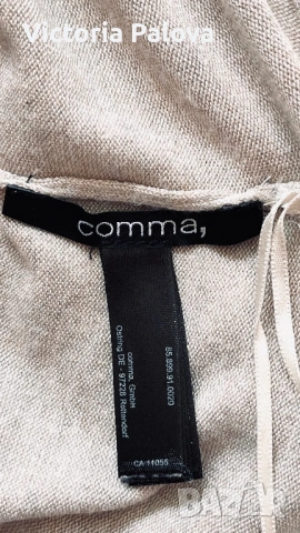 Стилен кейп COMMA, неутрален пясъчен цвят, снимка 7 - Блузи с дълъг ръкав и пуловери - 53958657