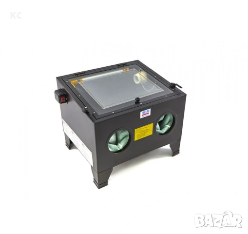 Пясъкоструйна камера HBM 8963 SBC 90 , 2.5 до 5.5 бара, 90 л, снимка 2 - Други инструменти - 55238977