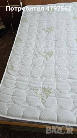 Топ Матрак Sleepmode Aloe LOVE, 160Х190, 6 см, снимка 3 - Матраци - 55223075