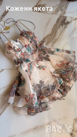 Ефирна лятна рокля с мотиви