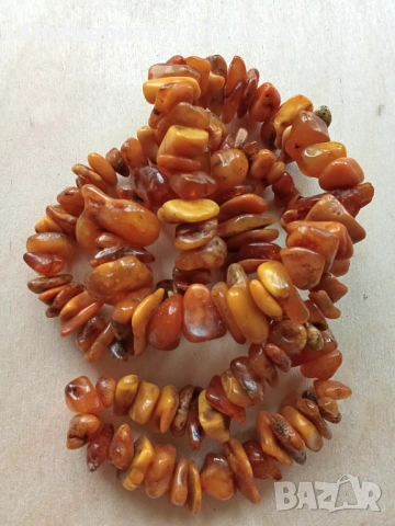 кехлибарено колие старо, снимка 3 - Други - 54058420