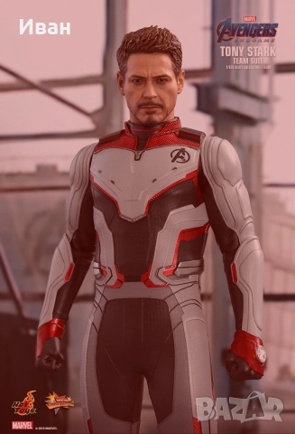Хот Тойс / Hot Toys Tony Stark Team Suit MMS537, снимка 11 - Колекции - 55252876