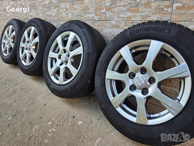 Продавам ОРИГИНАЛНИ Джанти+гуми 15 ' цола 5x112 57,1 Audi a4,a6,a8 Pasat 4,5. 6,5J ET45, снимка 2 - Гуми и джанти - 55469147