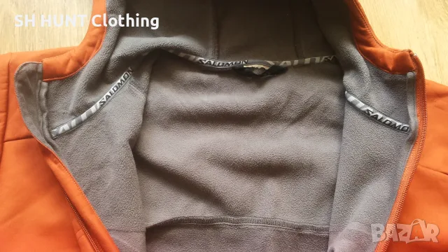 SALOMON Softshell Sweatshirt размер L за лов риболов туризъм суичър вятърно устойчив - 2790, снимка 13 - Суичъри - 55384098