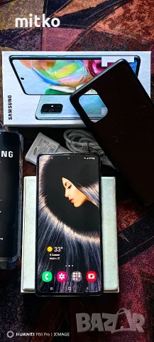 SAMSUNG GALAXY A71-Перфектно състояние.Пълен комплект , снимка 4 - Samsung - 55597414