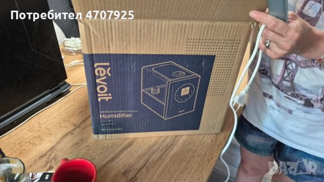 Овлажнител на въздух Levoit LV600S, Ултразвуков, SMART, Ароматерапия, 28/280 W, 6 л, 3 нива, До 70 м