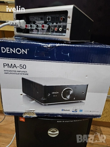 стерео усилвател Denon PMA-50 Bluetooth , снимка 4 - Ресийвъри, усилватели, смесителни пултове - 54803945