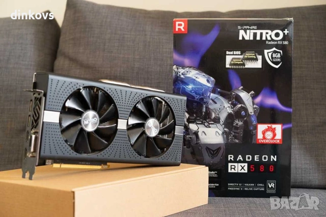 Видеокарта nitro+rx580 8gb
