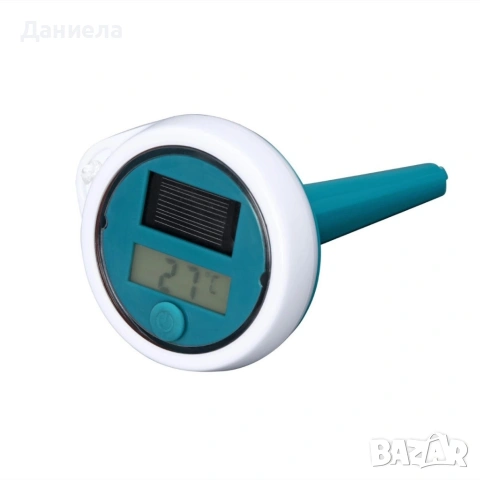 Плаващ соларен дигитален термометър за басейн с LCD дисплей и прецизно измерване от 0°C до 50°C, снимка 7 - Други стоки за дома - 54858151