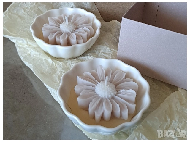 Комплект от 2 ароматни свещички, снимка 3 - Декорация за дома - 54312284