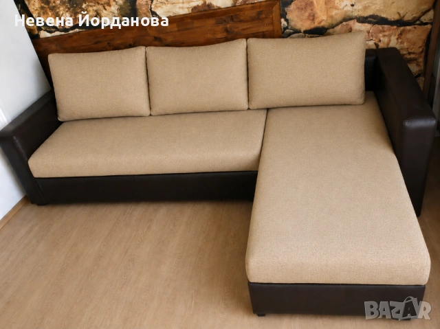 Ъглов диван като нов