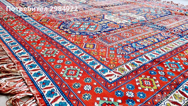 Турски арабски килим в перфектно състояние, снимка 6 - Килими - 55157565