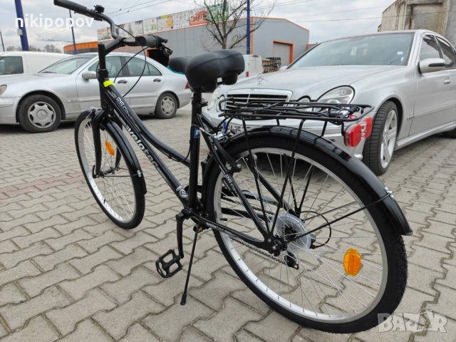 PA Алуминиев велосипед 26" Velotec CITY черен, снимка 9 - Велосипеди - 54398488