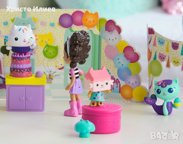 Игрален комплект Gabby's Dollhouse - Рожденият ден на Cakey, снимка 4 - Фигурки - 54261527