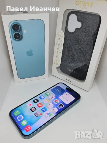 ГАРАНЦИЯ iPhone 16 Black 128GB 89% 465Цикъла