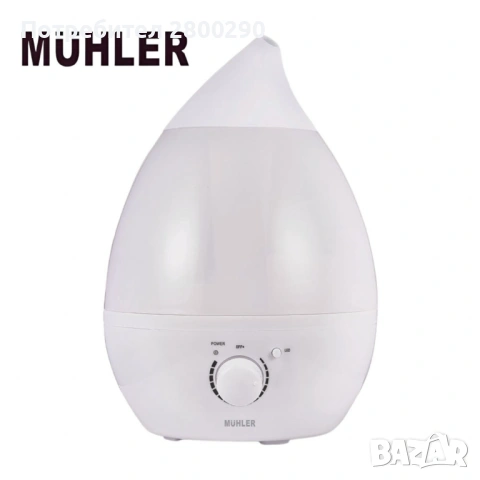 💨✨ УРЕД ЗА ОВЛАЖНЯВАНЕ НА ВЪЗДУХА 2.6L С LED СВЕТЛИНИ ✨💨, снимка 4 - Овлажнители и пречистватели за въздух - 54875101