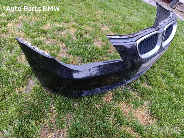 Предна броня BMW E60 E61 Предна броня БМВ Е60 Е61 Цвят - Black Saphire Metallic, снимка 4 - Части - 54479468