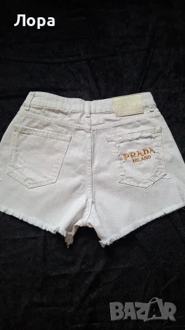 Къси дамски панталони PRADA , снимка 3 - Къси панталони и бермуди - 55405439