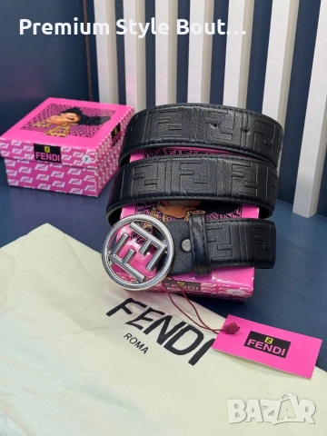 Колани Fendi от естествена кожа в кутия на марката , снимка 6 - Колани - 54035724