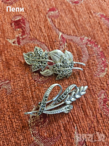 Брошки с марказити, снимка 5 - Други - 54341643