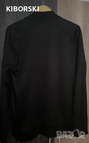 Оригинално спортно горнище Fred Perry Argyle Track Jacket (Сиво / Черно) – Размер L, снимка 4 - Суичъри - 55403165
