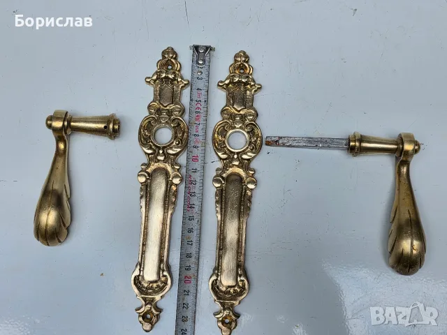 Бронзови-ретро дръжки за врата, снимка 2 - Други - 55326872