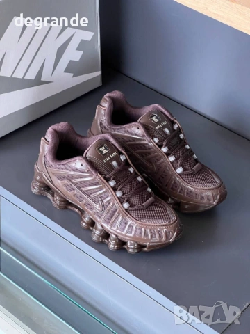 👟Nike Shox TL Шоколад 👇ВИДЕО НА МОДЕЛА , снимка 3 - Маратонки - 54887003