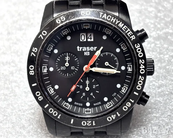 Швейцарски Часовник Traser H3 Chronograph Big Date Pro, снимка 2 - Мъжки - 55541531